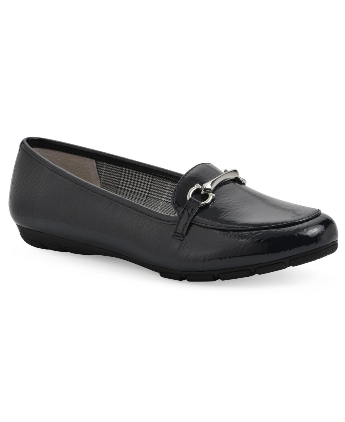 Cliffs by White Mountain Glowing Women's Loafers, Size: 6.5, Blue Patent Product Image