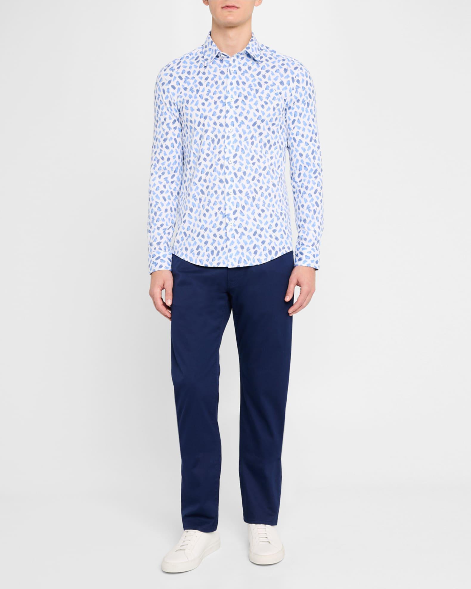 Men's Roan Brush Stroke Stretch Dress Shirt Product Image