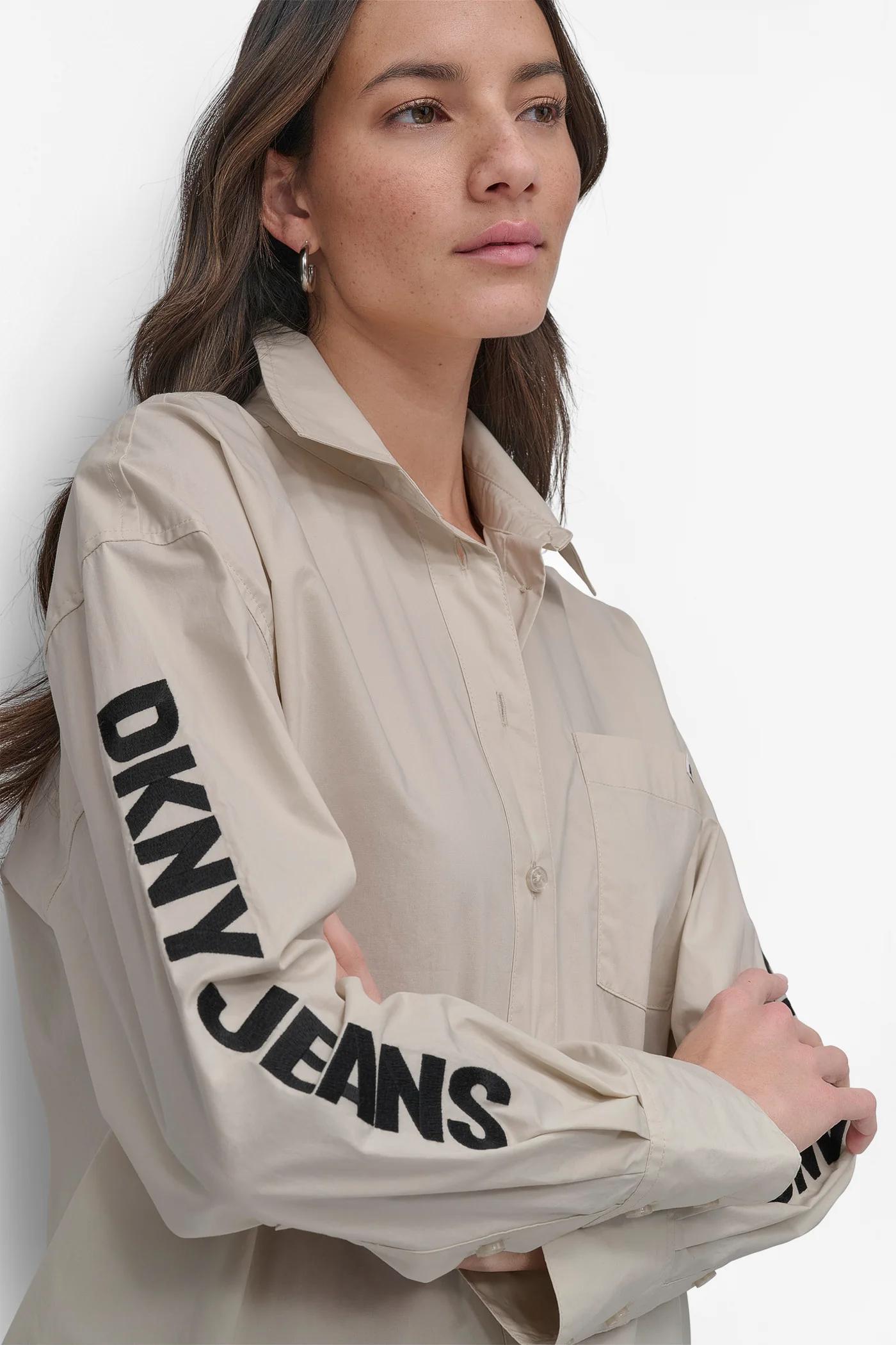 DKNY JEANS POPLIN BUTTON DOWN Product Image