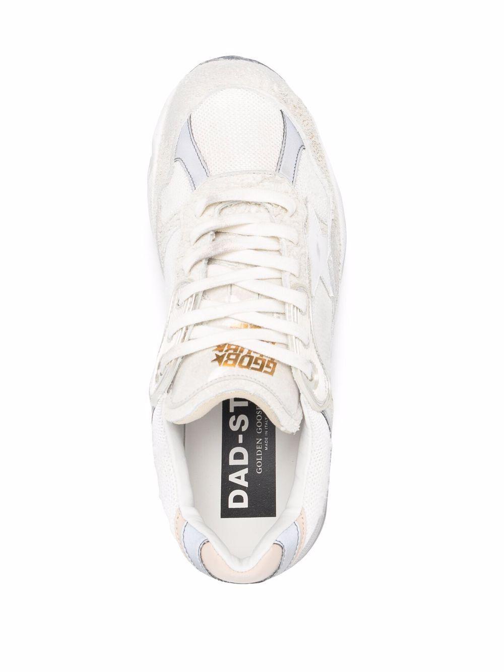 panelled leather sneakers Product Image