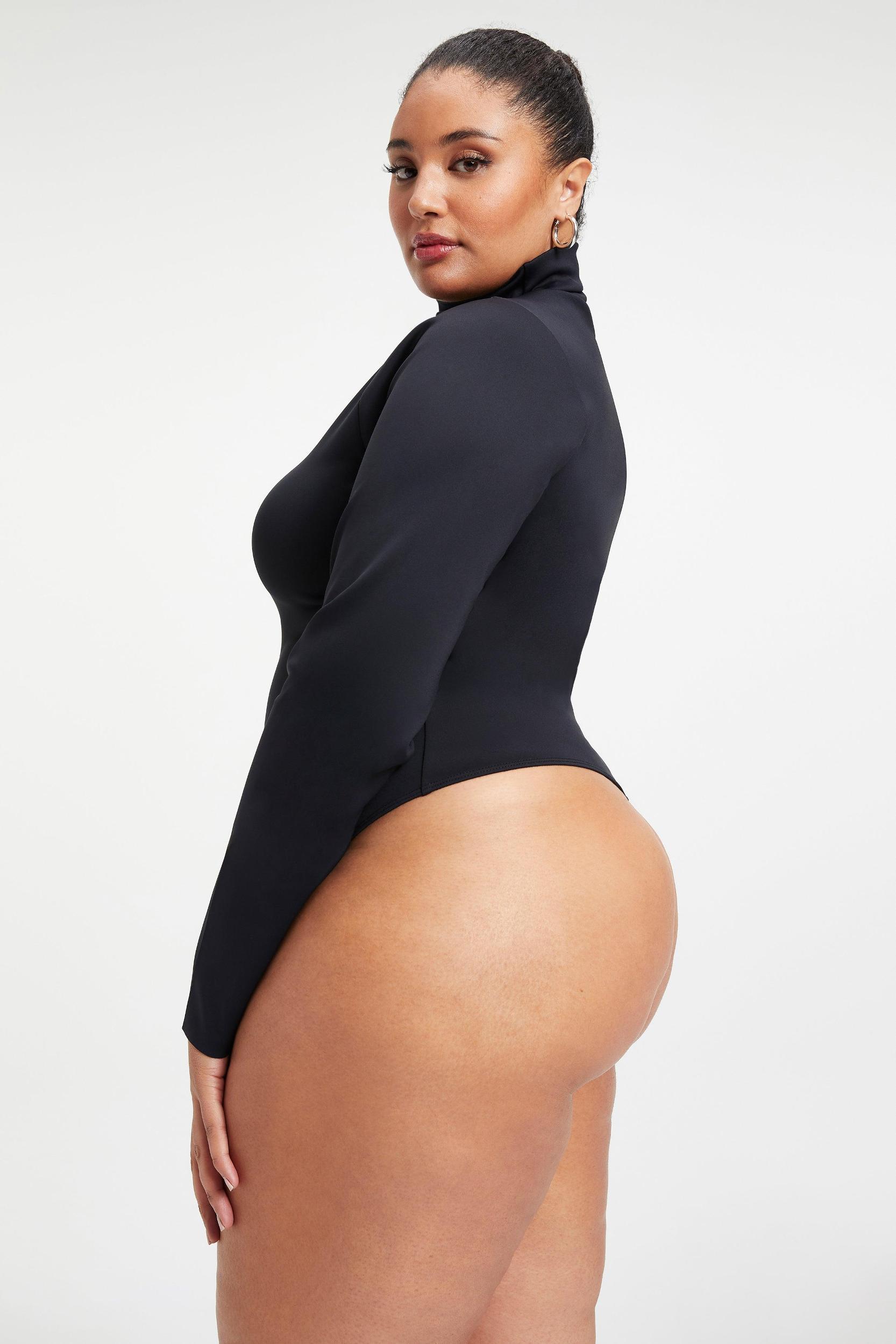 SCUBA FUNNEL NECK BODYSUIT | BLACK001 Product Image