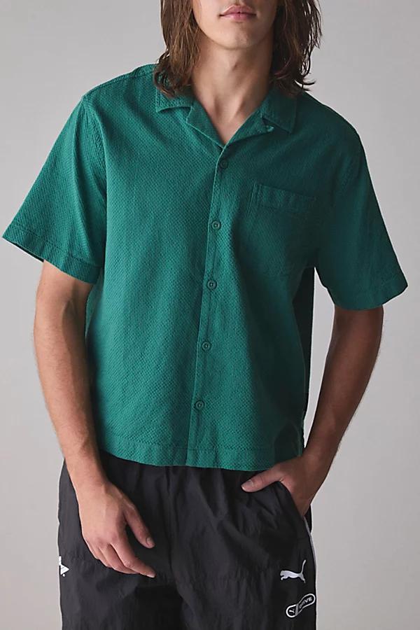Standard Cloth Liam Seersucker Shirt Top Mens at Urban Outfitters Product Image
