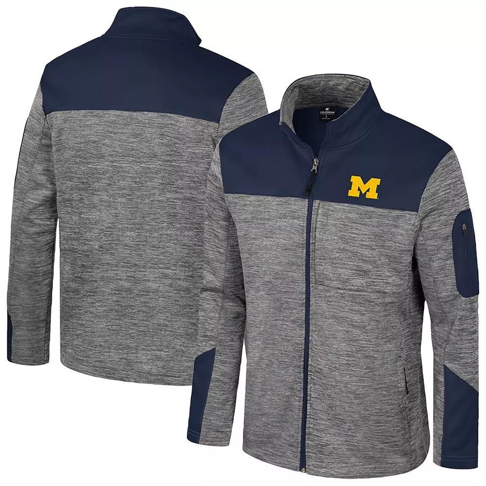 Men's Colosseum  Gray/Purple Washington Huskies Guard Full-Zip Jacket, Size: XL, Grey Product Image