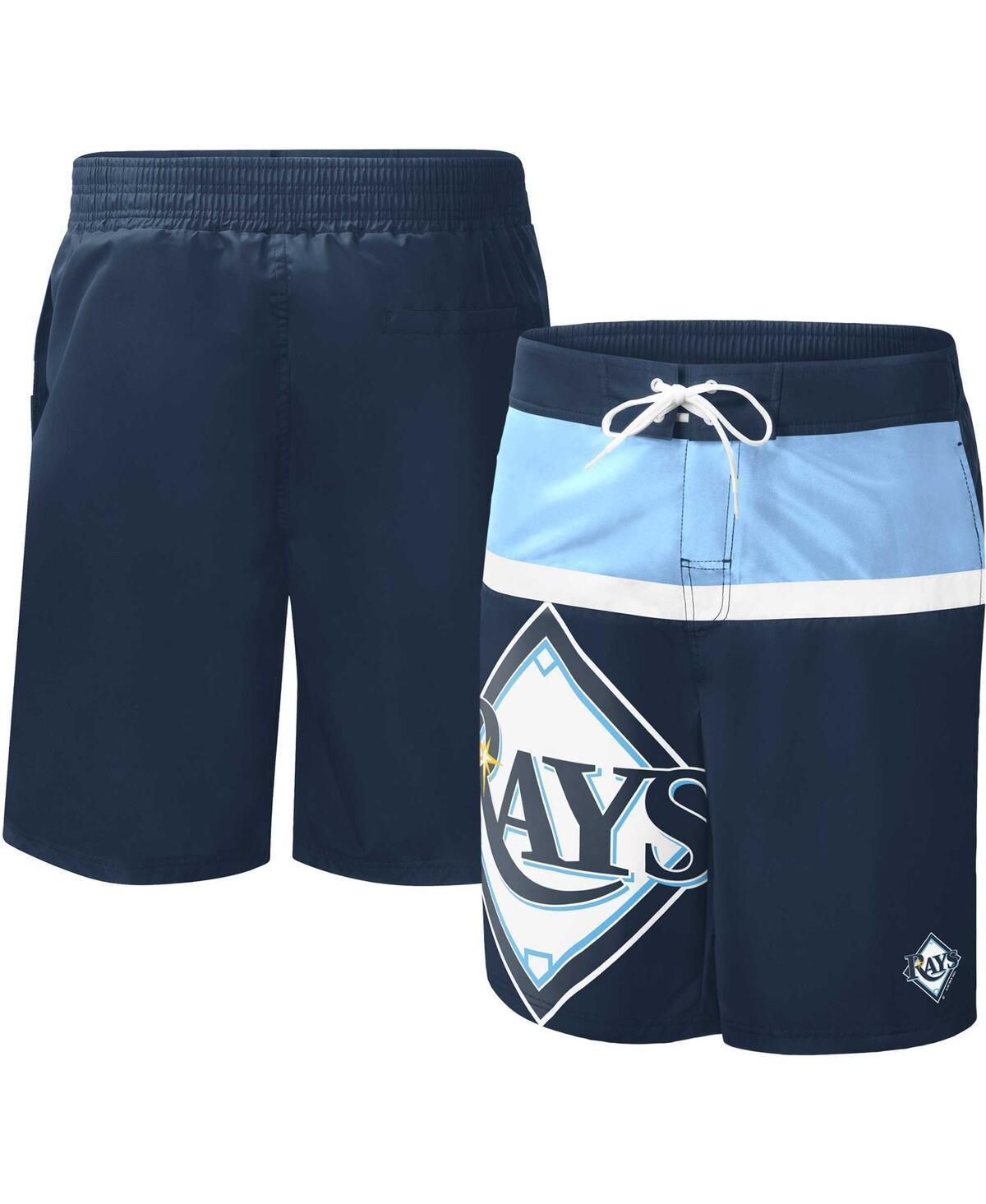 Men's G-III Sports by Carl Banks Navy Tampa Bay Rays Sea Wind Swim Shorts, Size: Medium, Blue Product Image