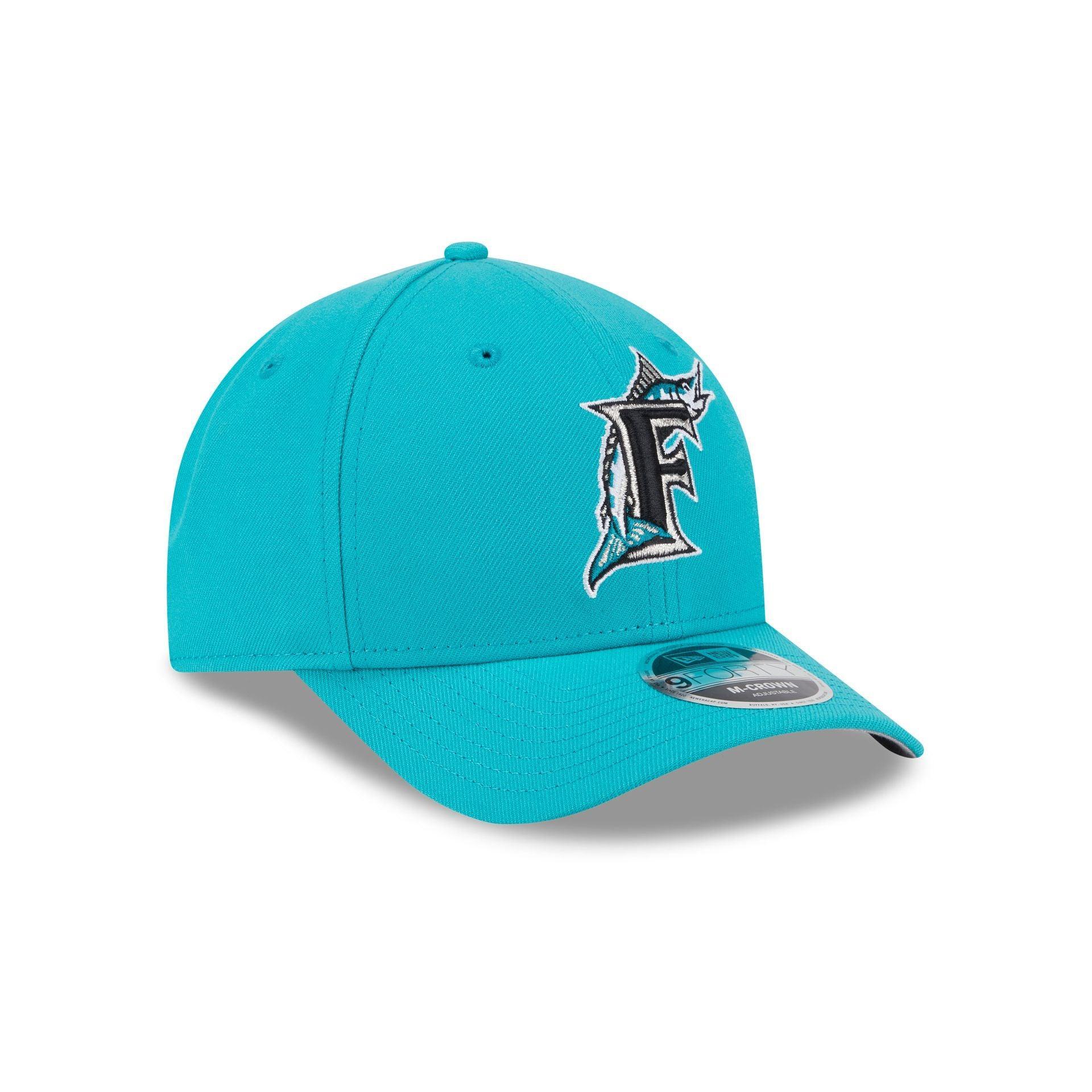 Miami Marlins 1993 9FORTY M-Crown Snapback Hat Male Product Image