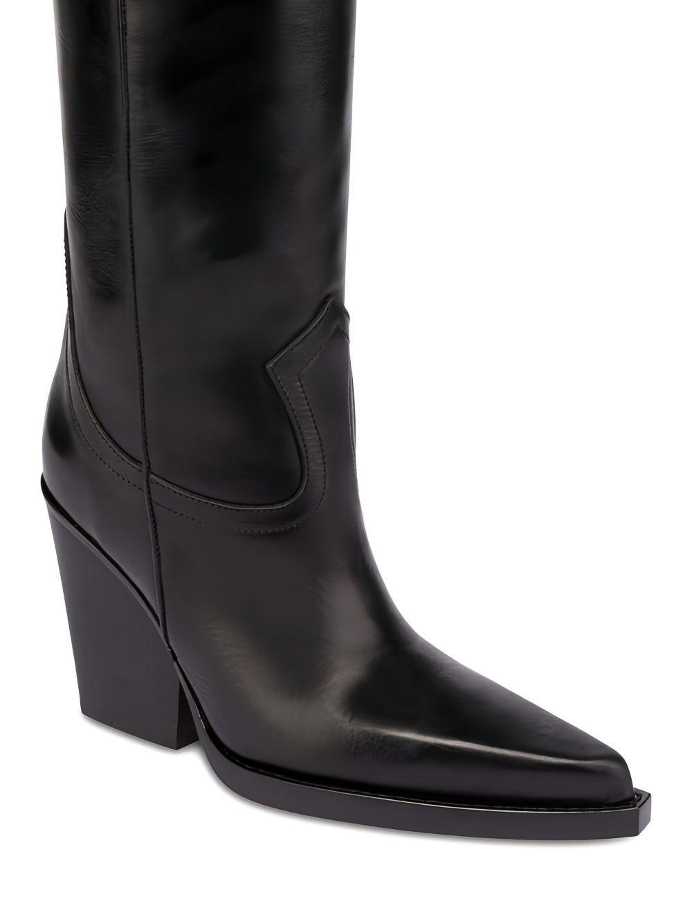 El Dorado calf leather pointed-toe boots Product Image