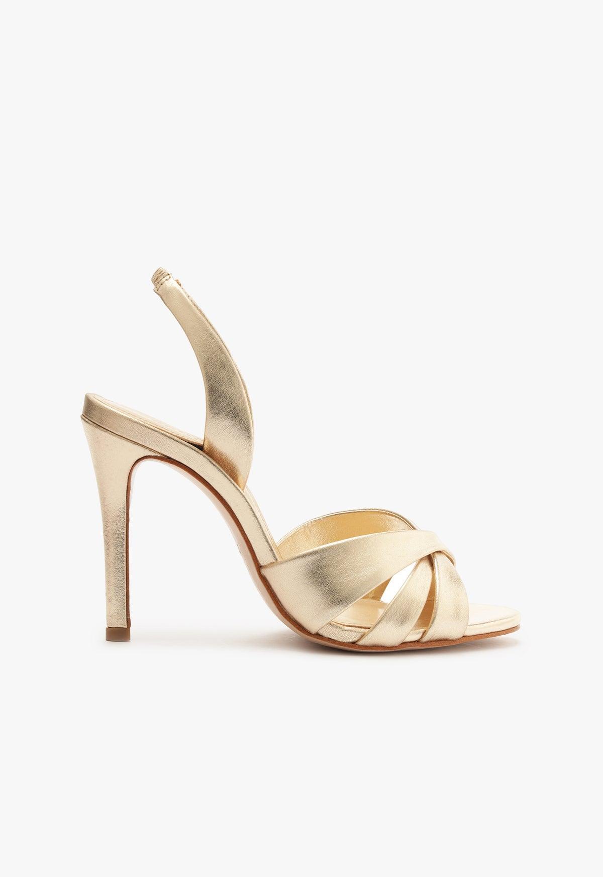 Keefa Sling Metallic Leather Sandal Female Product Image