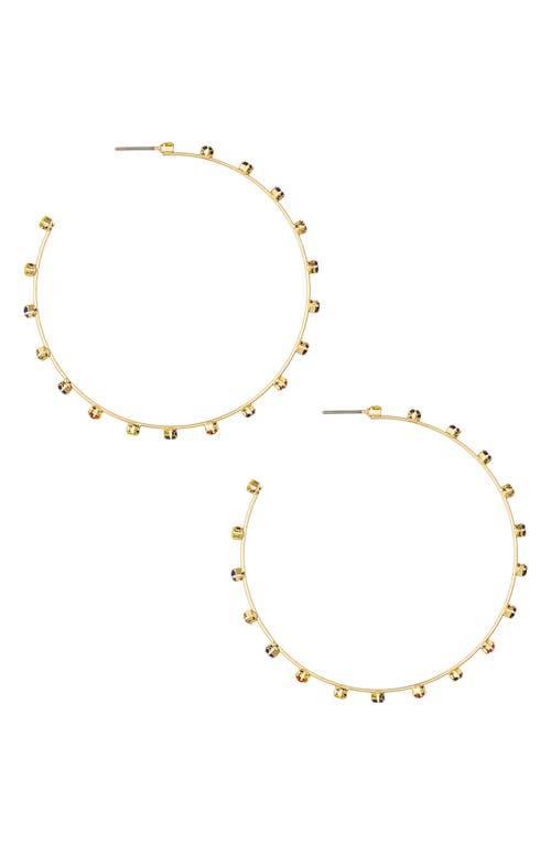 Rhinestone Hoop Earrings Ettika Product Image