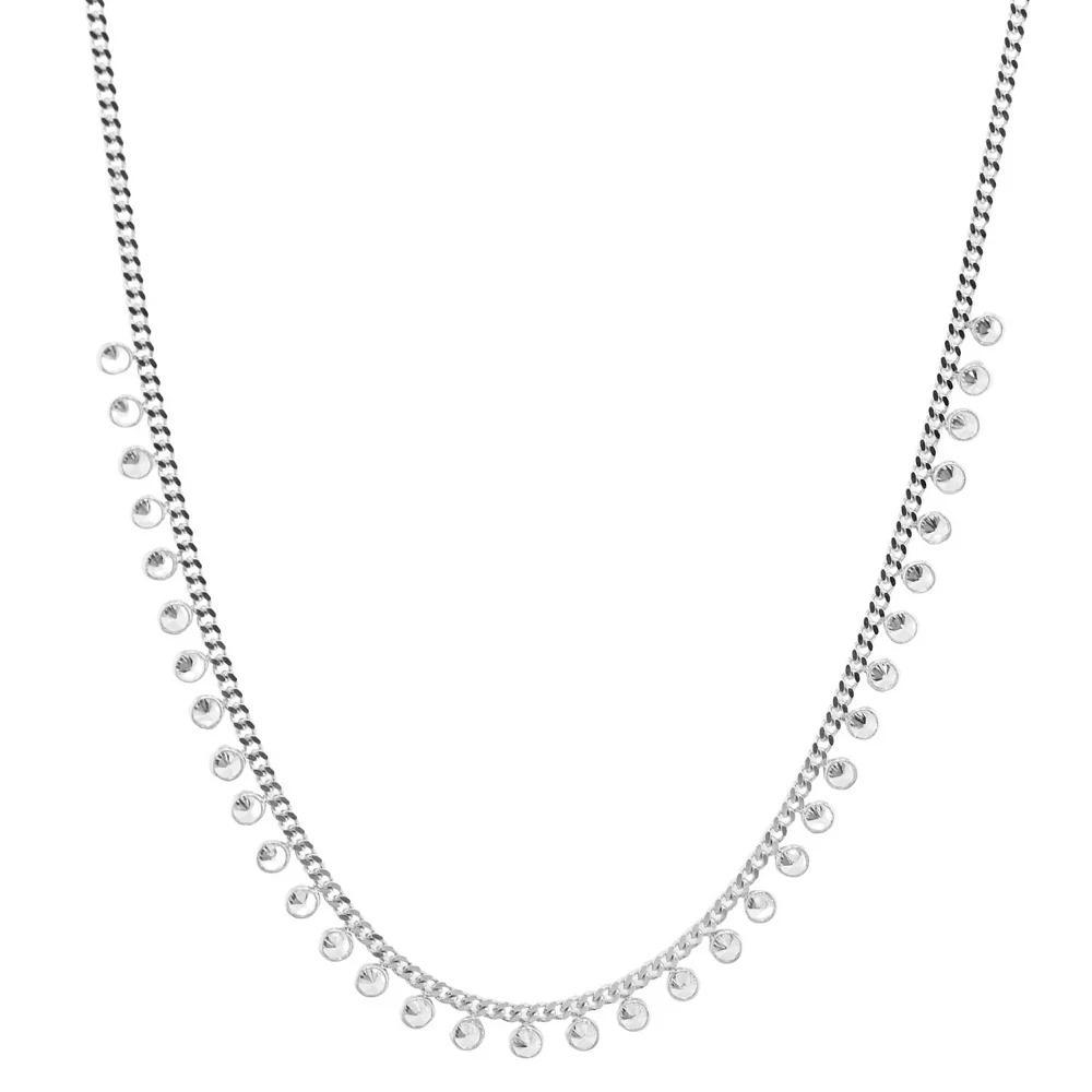 Primavera Sterling Silver Cubic Zirconia Necklace, Women's, Size: 18" Product Image