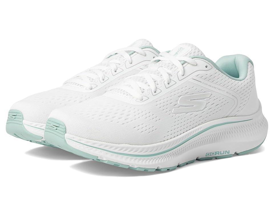 Skechers GO RUN Consistent™ 2.0 Women's Athletic Shoes, Size: 8, White Mint Product Image