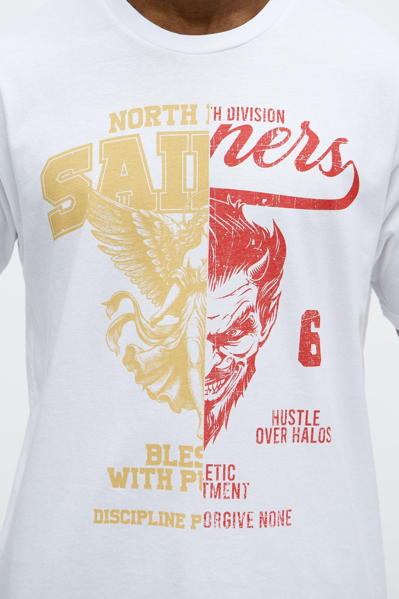North Division Hustle Halos Short Sleeve Tee - White Product Image