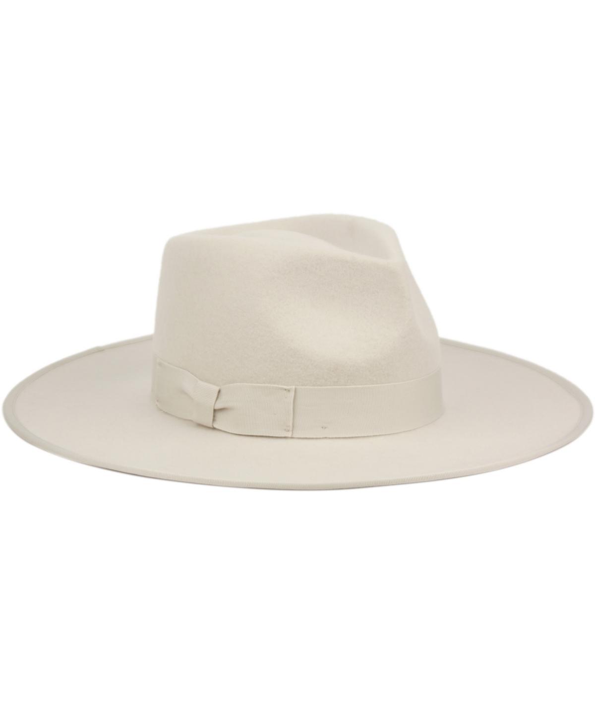 Angela & William Womens Wide Brim Felt Rancher Fedora Hat Product Image