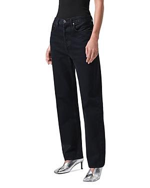 Agolde 90s Pinch Waist High Rise Straight Jeans in Crushed Product Image
