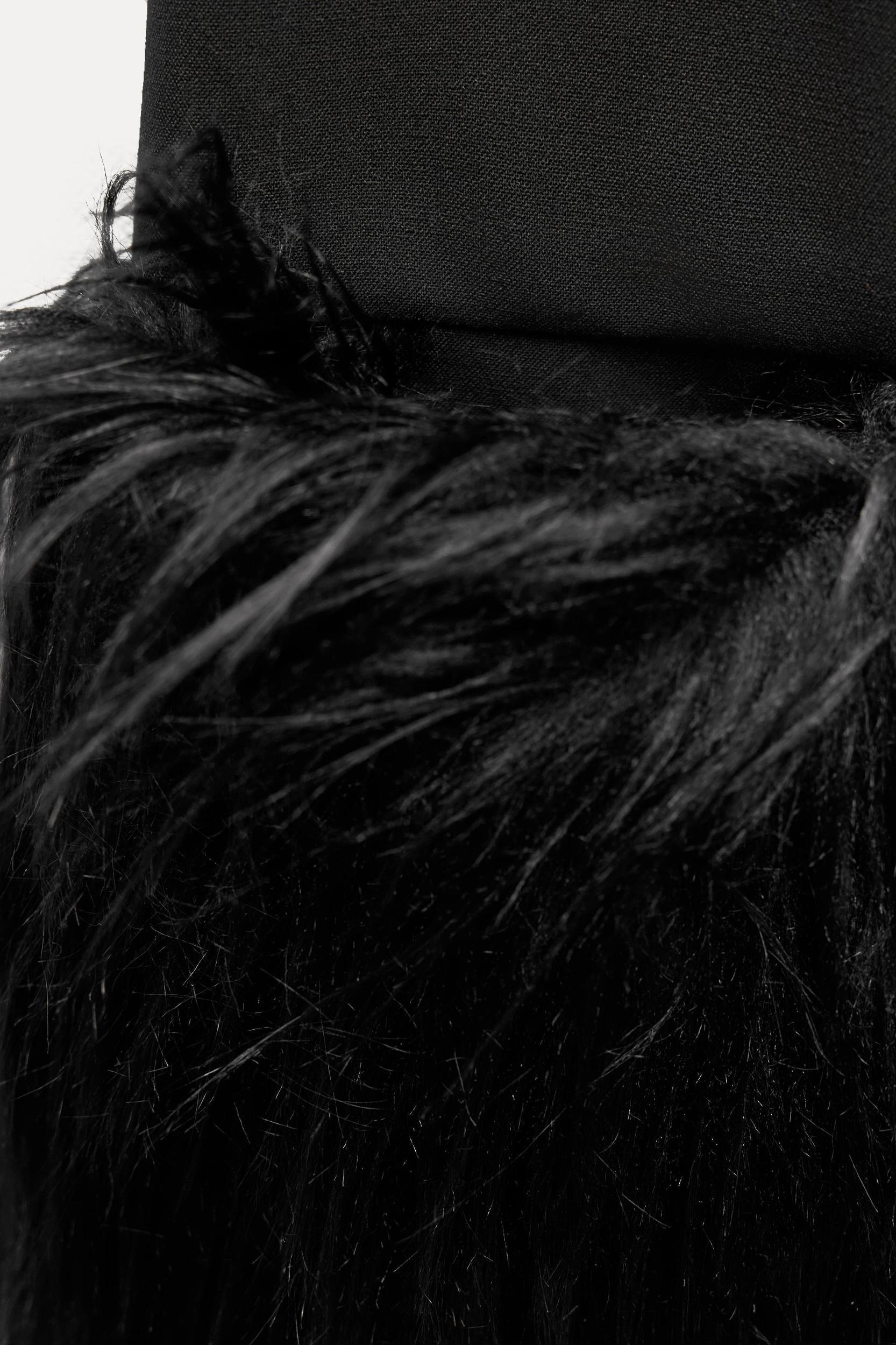 FAUX FUR HEM DRESS LIMITED EDITION Product Image