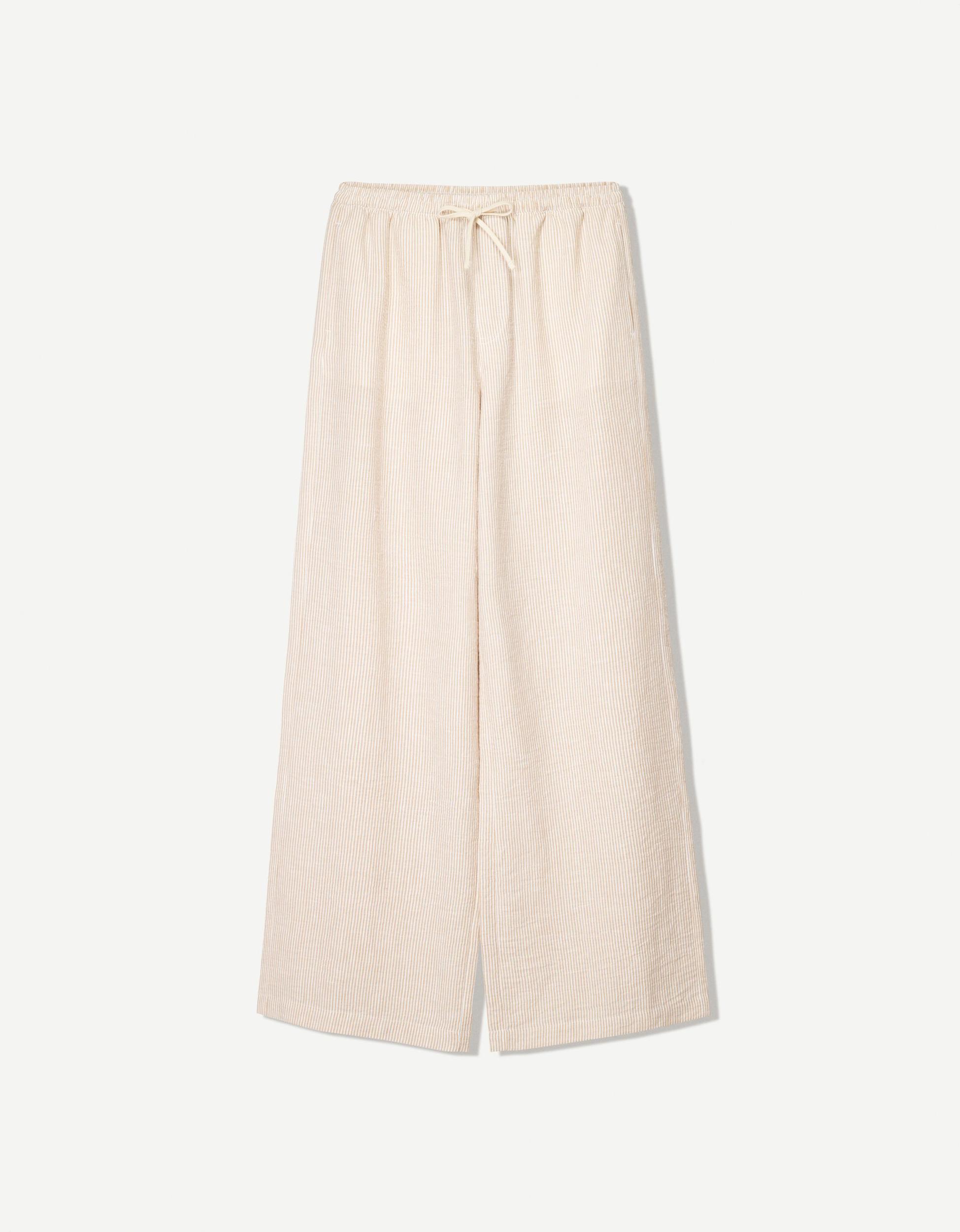Striped rustic pants Product Image