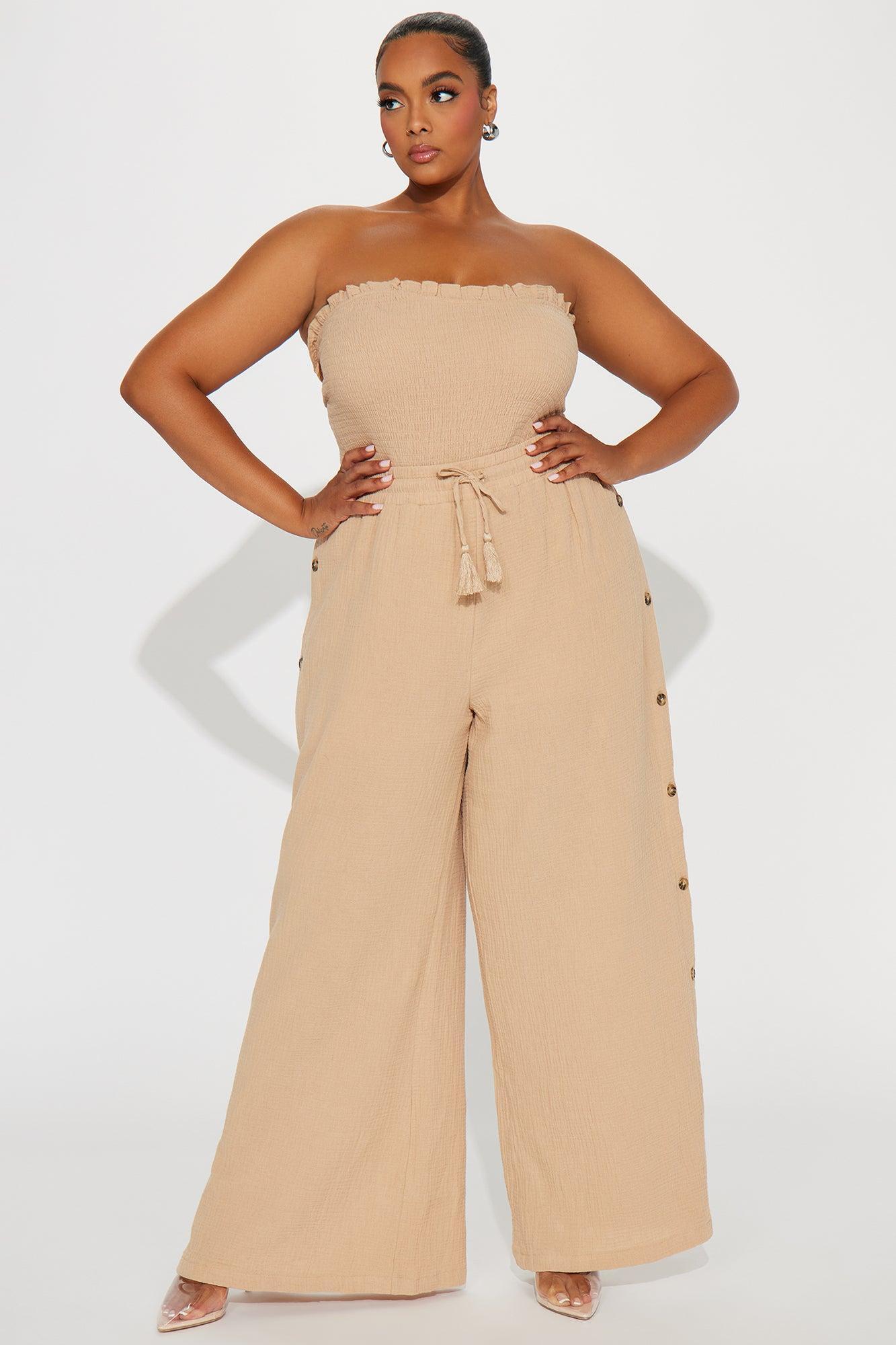 Main Character Pant Set - Taupe Product Image