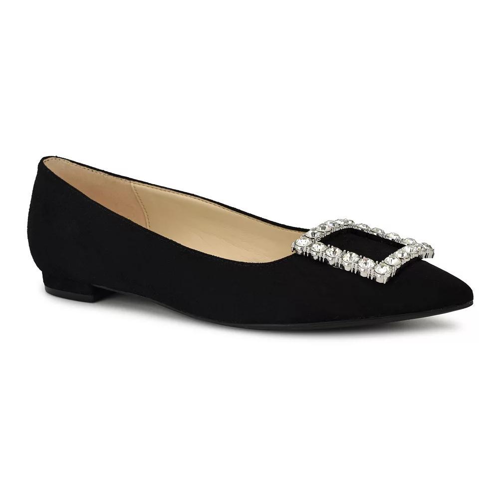 Nine West Jesikes Women's Slip-On Pointy Toe Dress Flats, Size: 7, Black Product Image