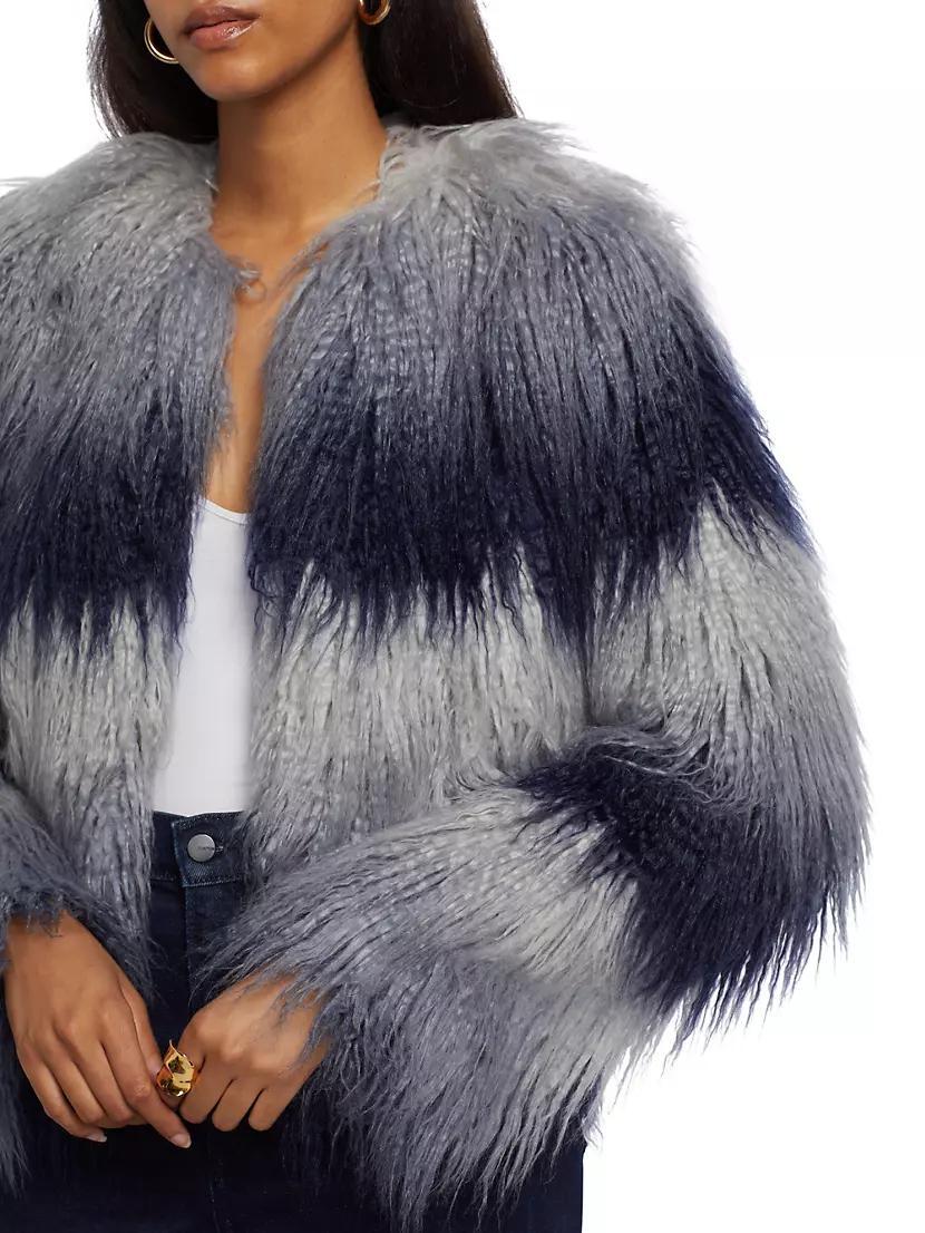 Sameul Ombré Faux Fur Coat Product Image