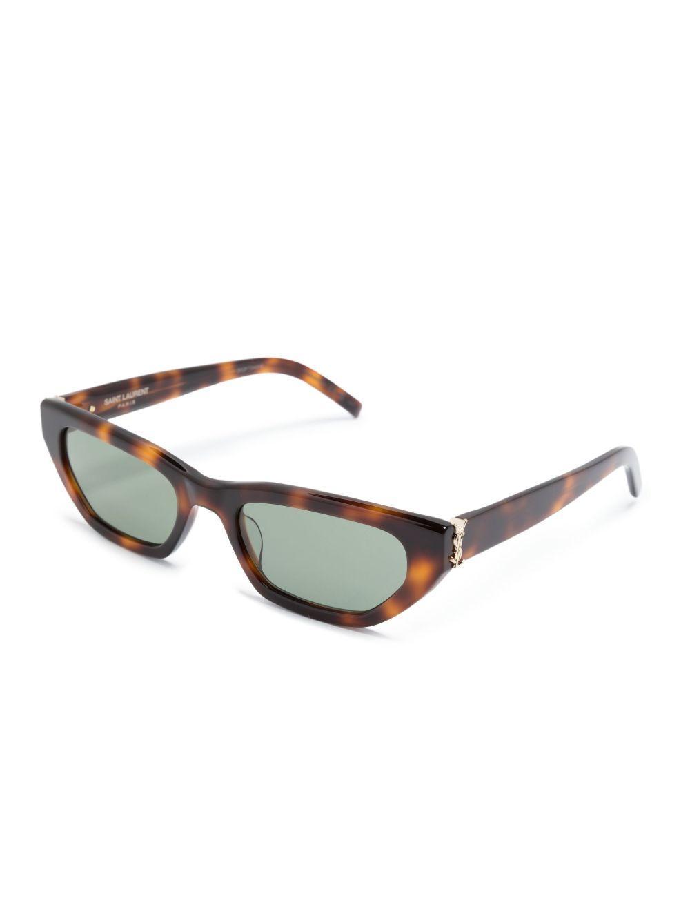 logo-plaque cat-eye sunglasses Product Image