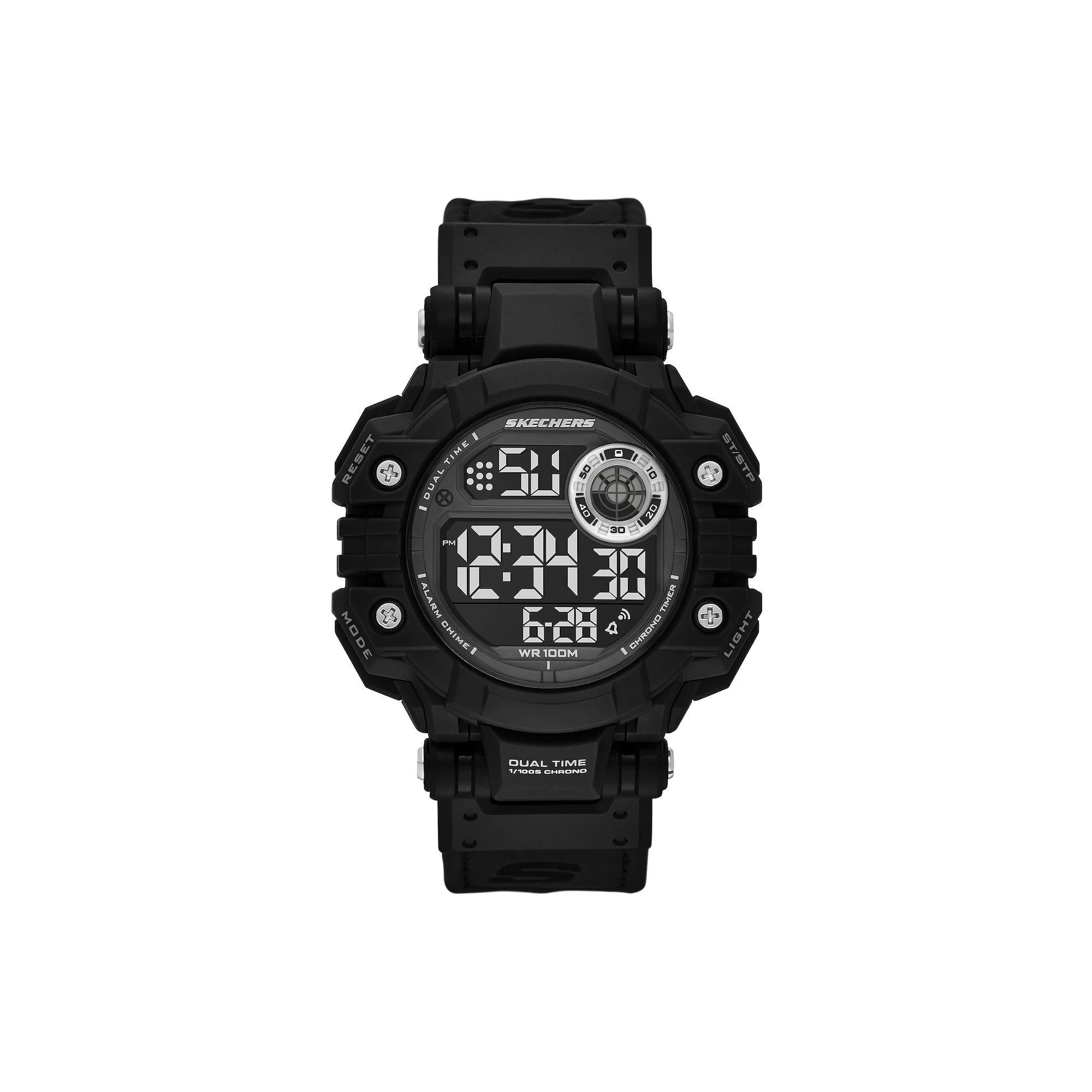 Skechers® Allenford Men's Digital Watch, Size: 50MM, Black Product Image