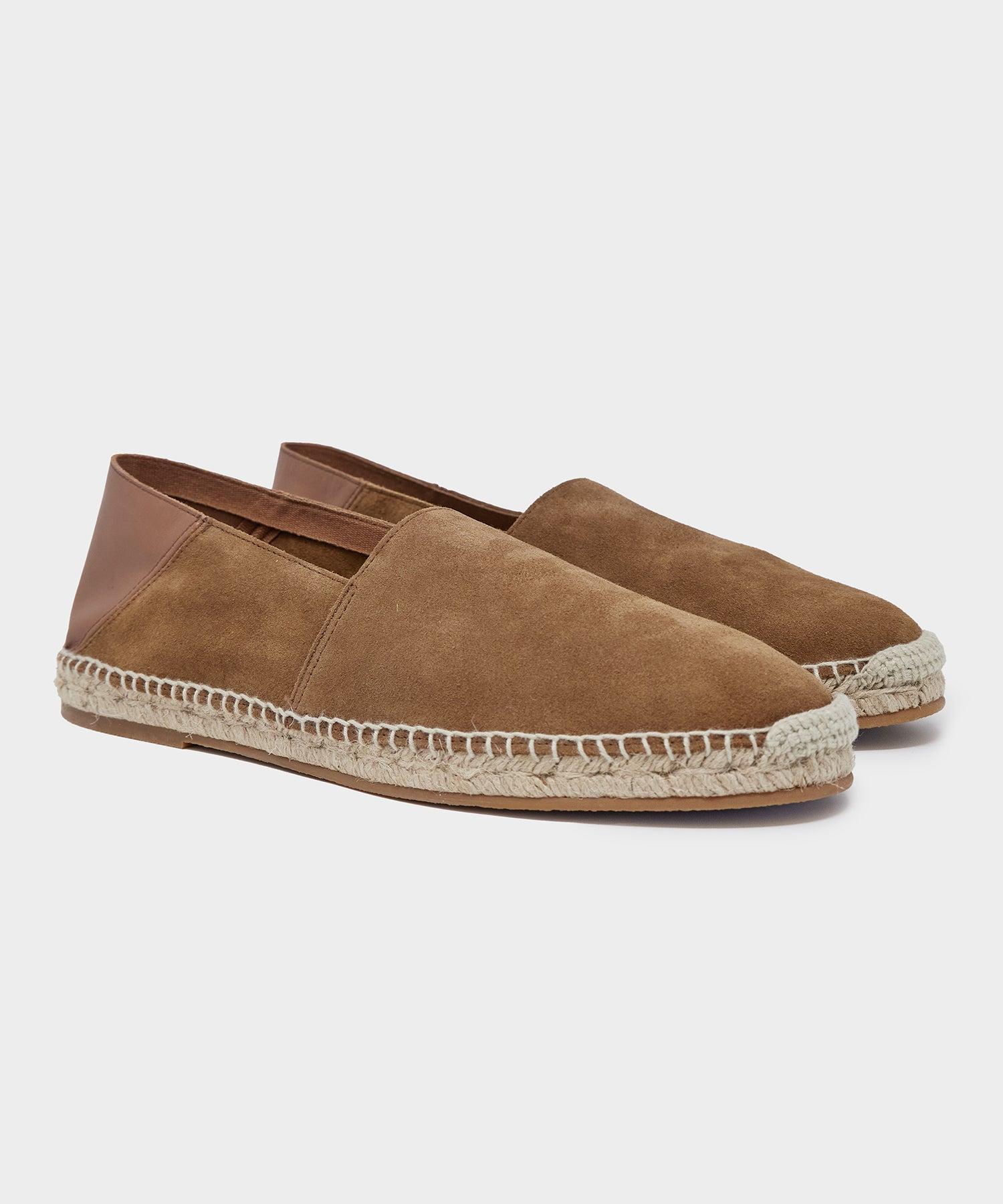 Nomad Suede Espadrille in Tobacco Product Image
