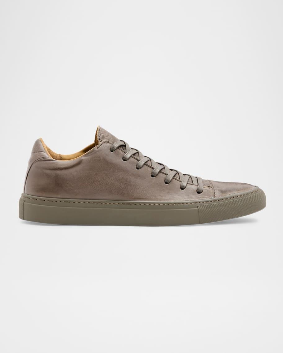 Mens Reed Leather Low-Top Sneakers Product Image