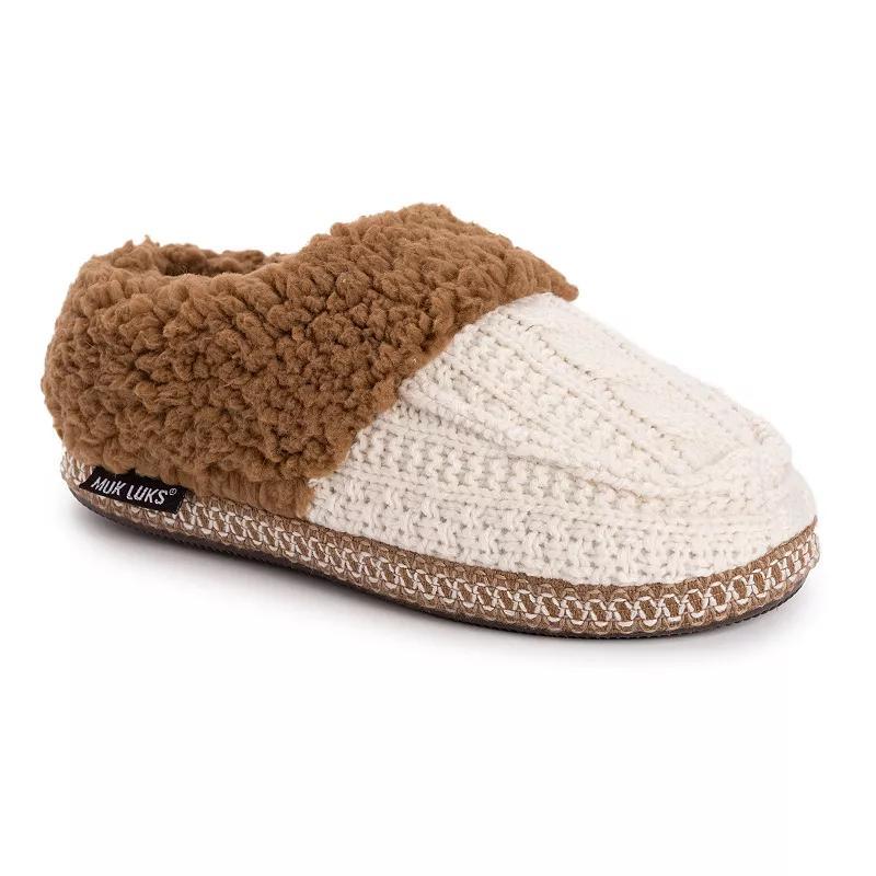 Women's MUK LUKS Moselle Clog Slippers, Size: Small, Moonstone Product Image