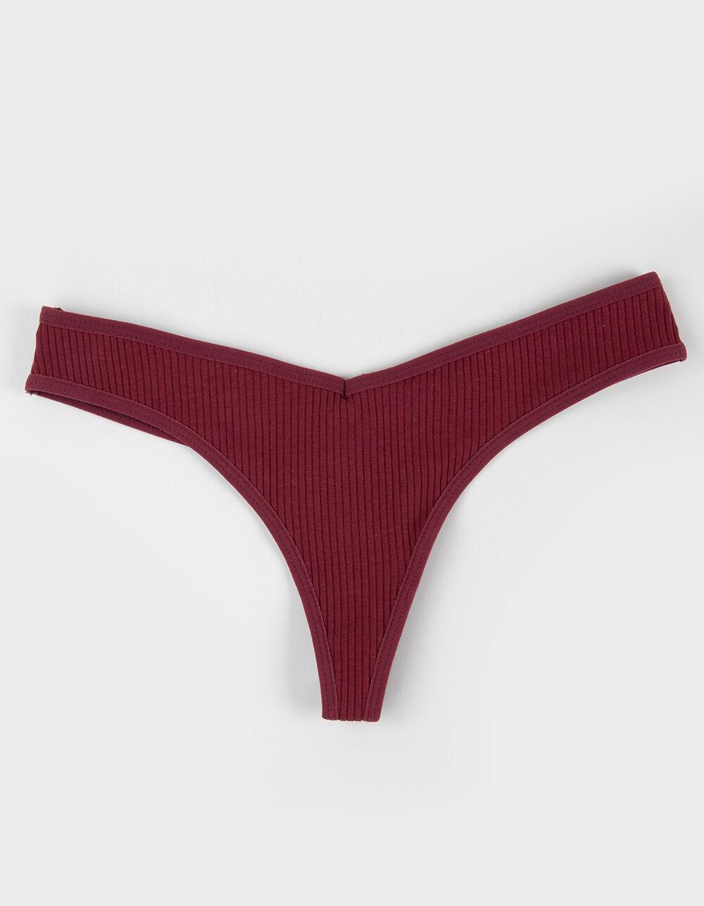 FULL TILT V-Rib Thong - PINK IRIS Product Image