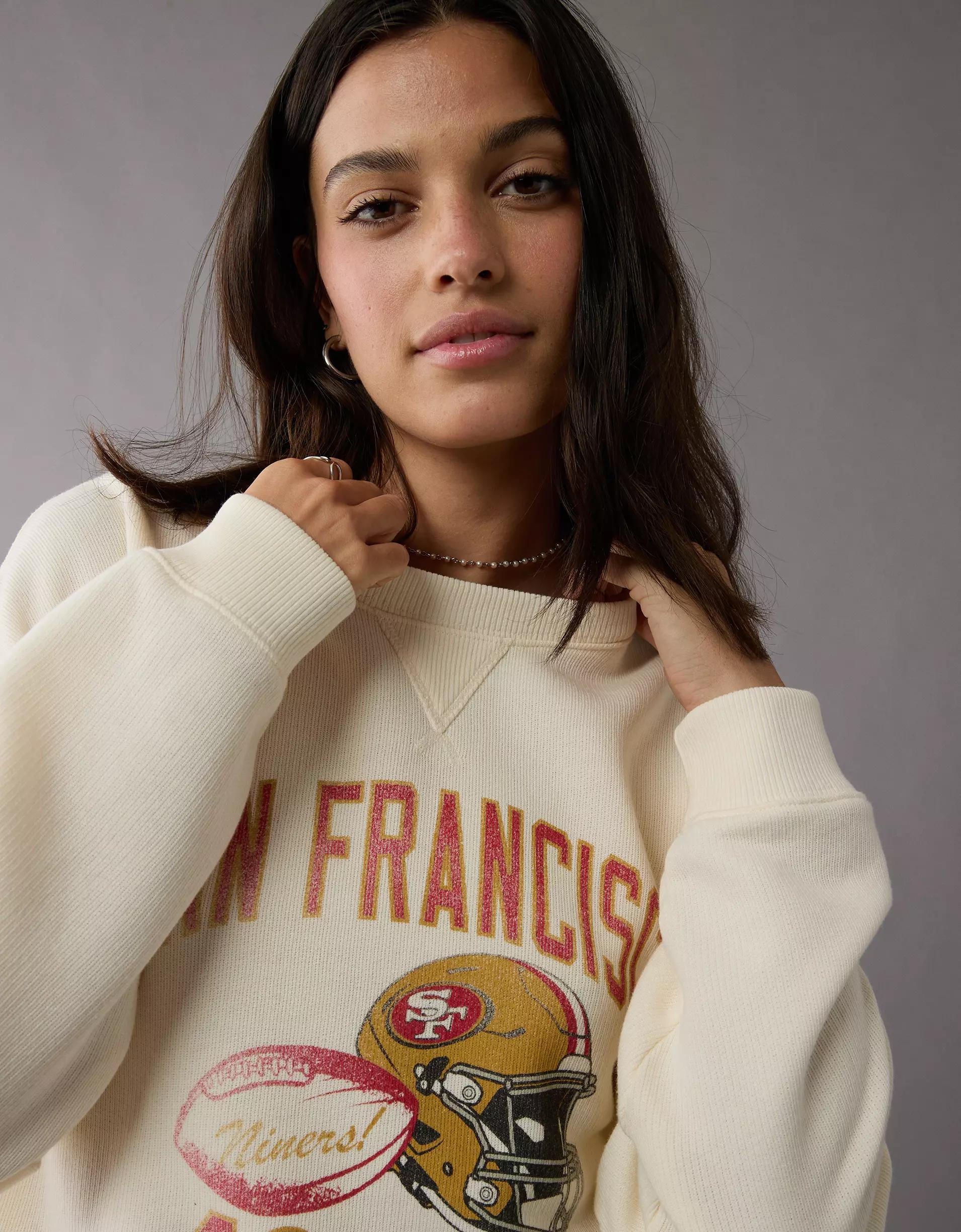 AE NFL San Francisco 49ers Crew Neck Sweatshirt Product Image