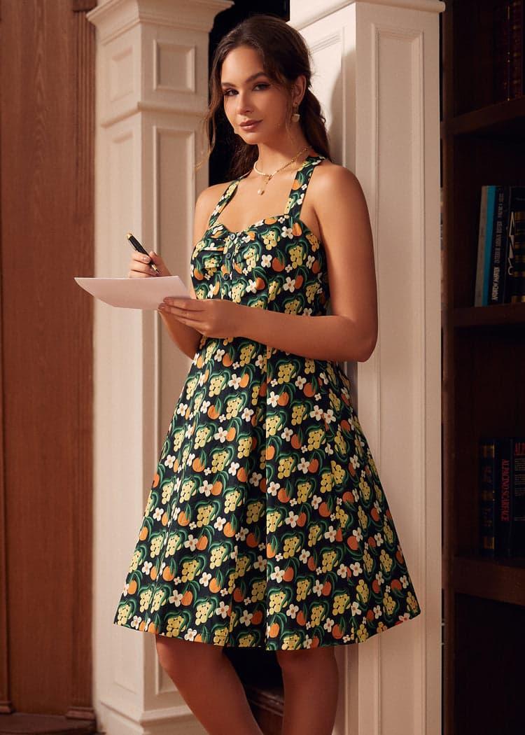 Midnight Garden Mini Dress Product Image