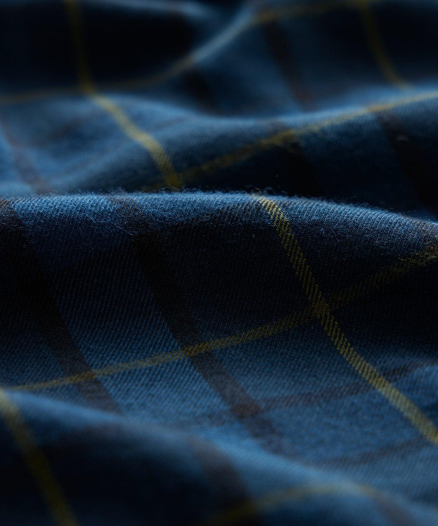 Lightweight Flannel Sport Shirt in Blue Plaid Product Image