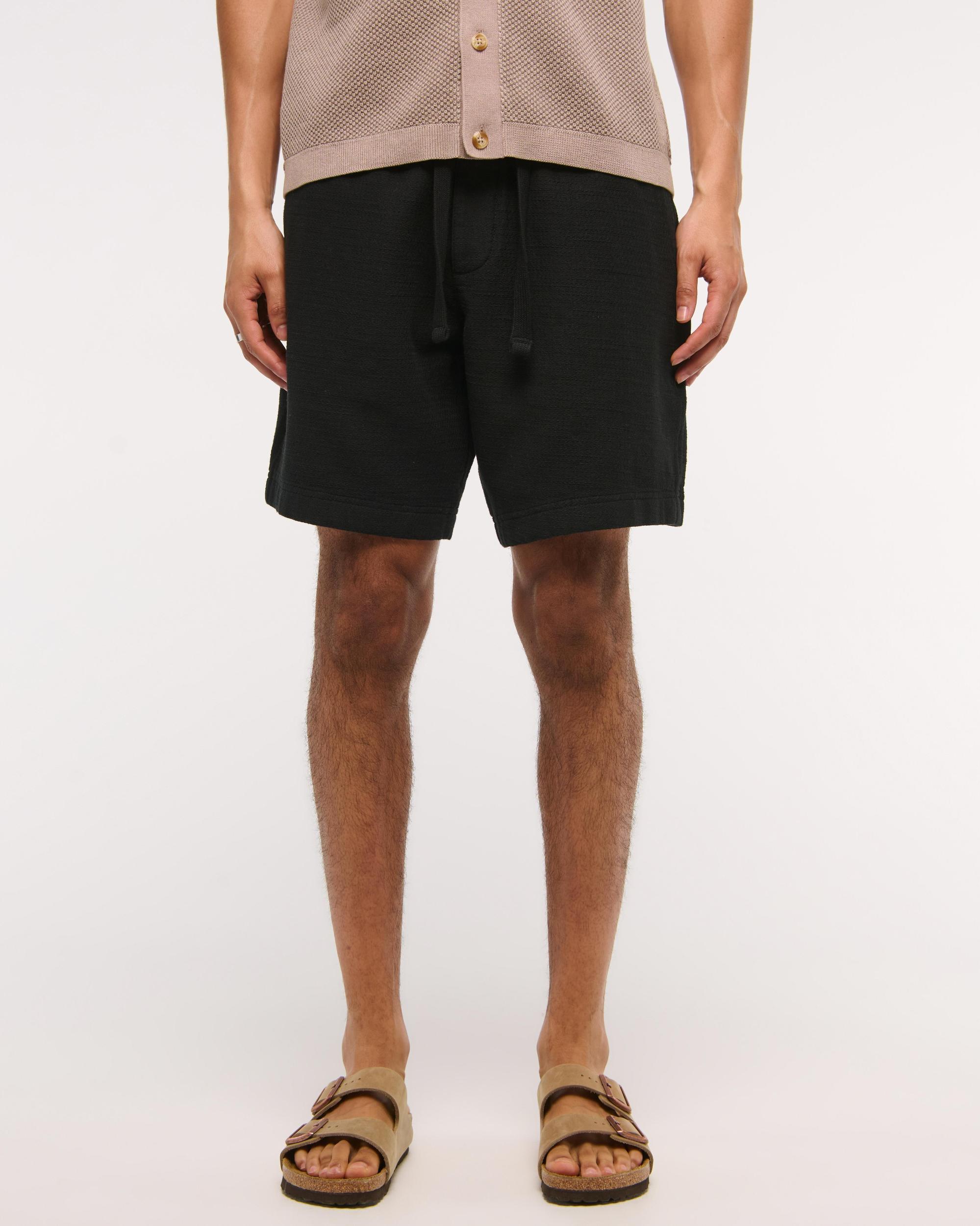 Cotton Texture Pull-On Short Product Image