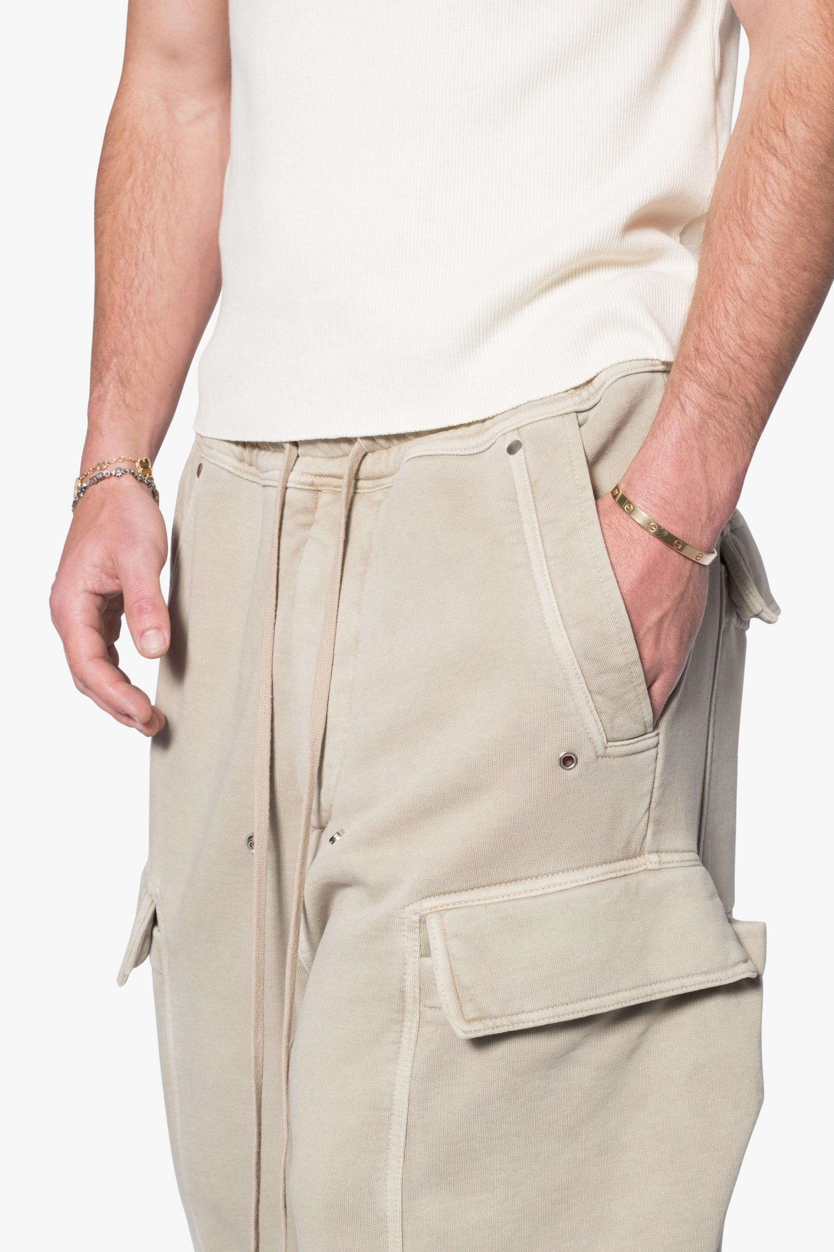 Rave Double Cargo Sweatpants - Washed Earth Product Image