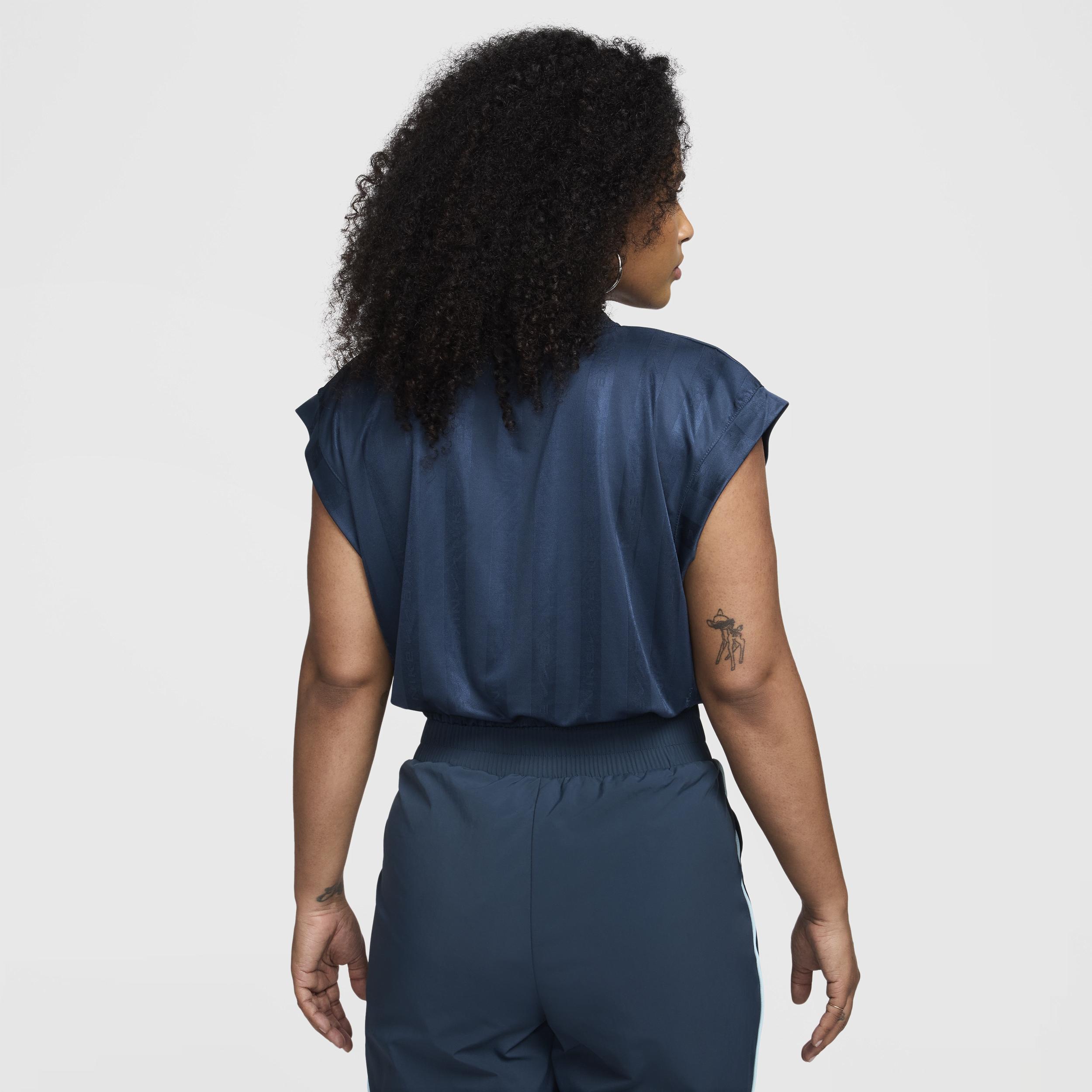Nike Sportswear Collection Women's Dri-FIT Short-Sleeve Jacquard Jersey Product Image