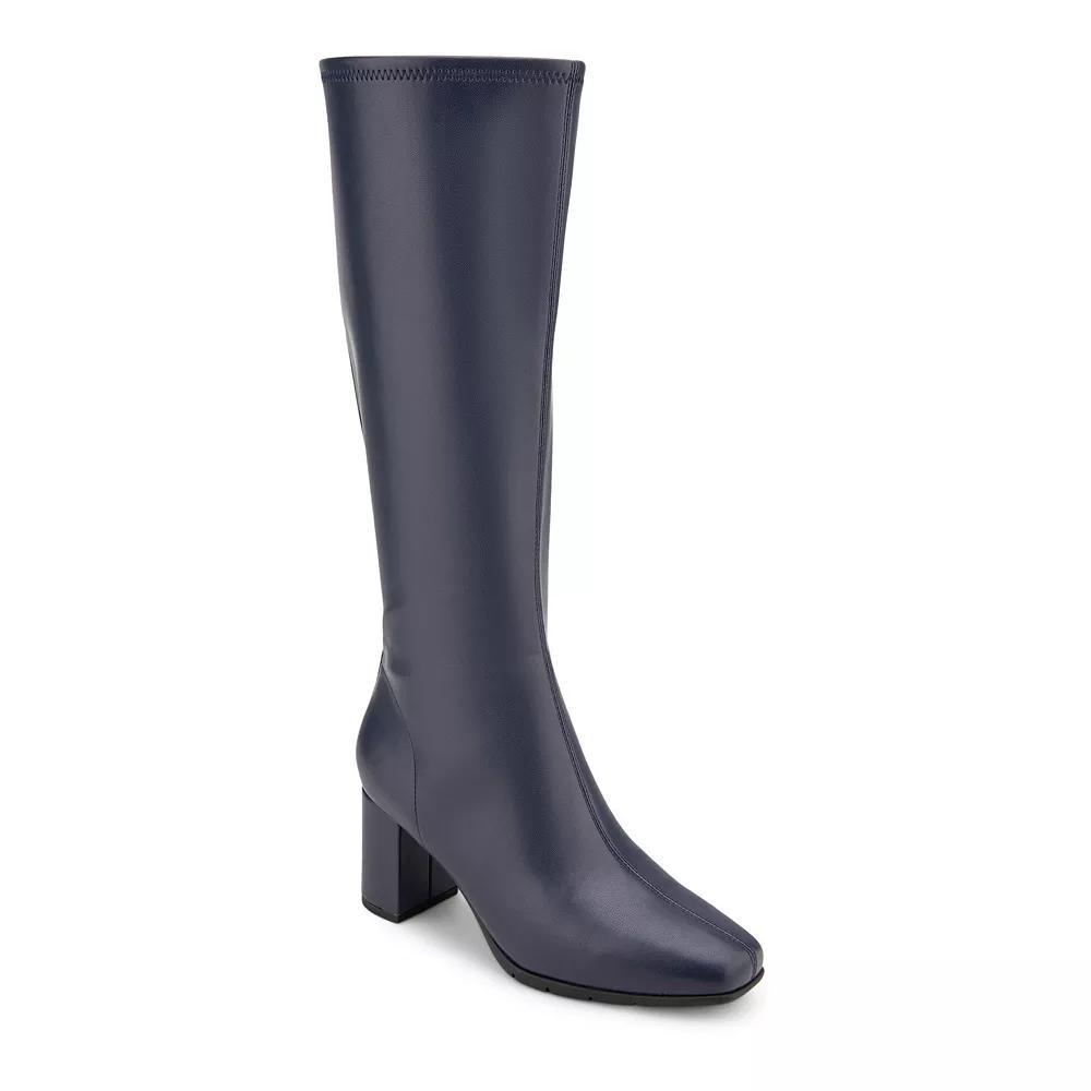 Aerosoles Micah Womens Knee-High Boots Blue Product Image