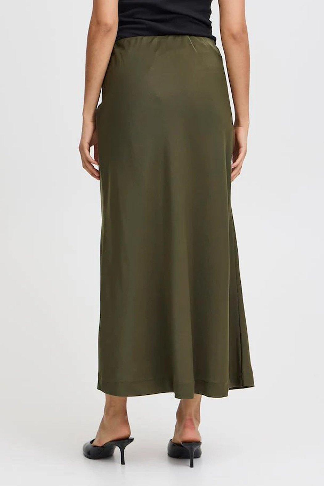 Dolora Satin Maxi Skirt Product Image