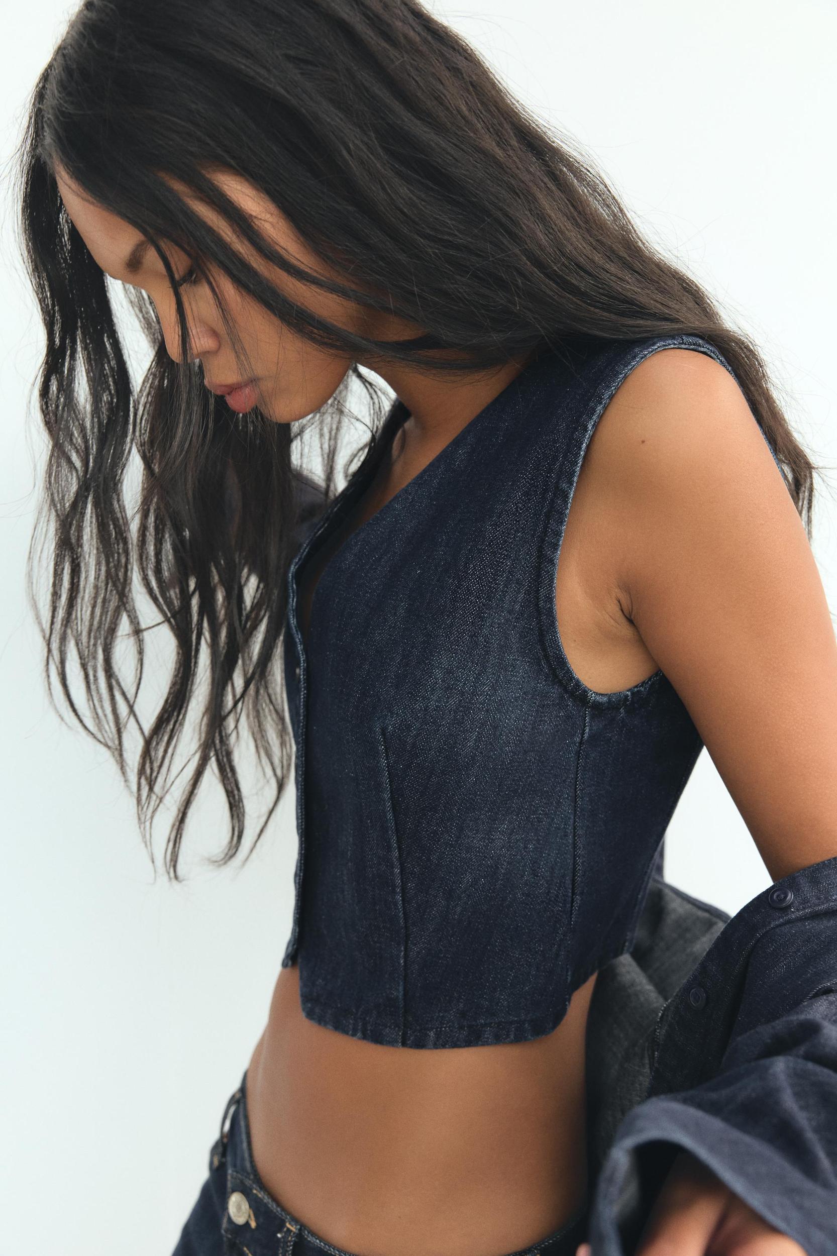 TRF DENIM TOP Product Image