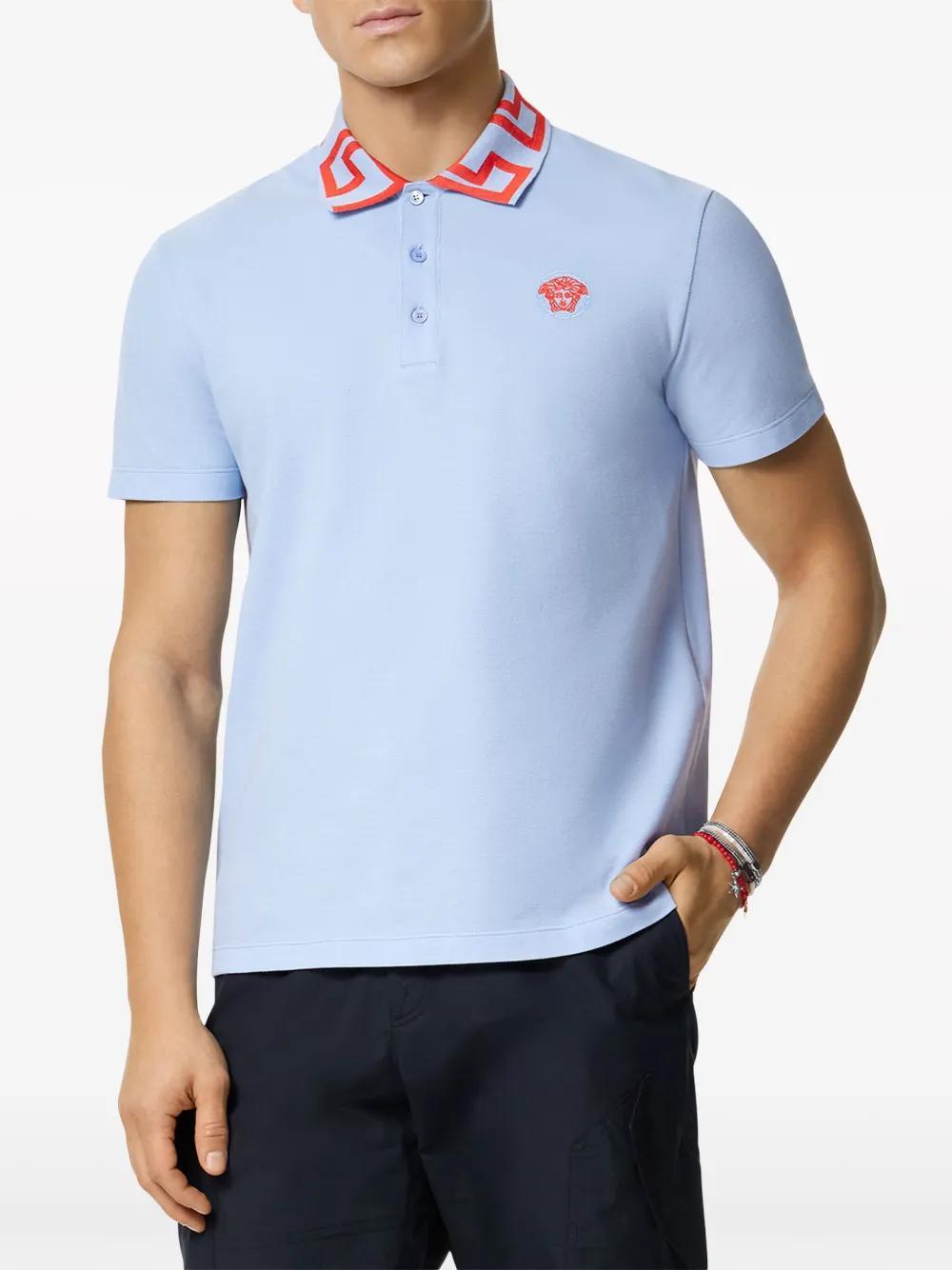 Medusa Greca polo shirt Product Image