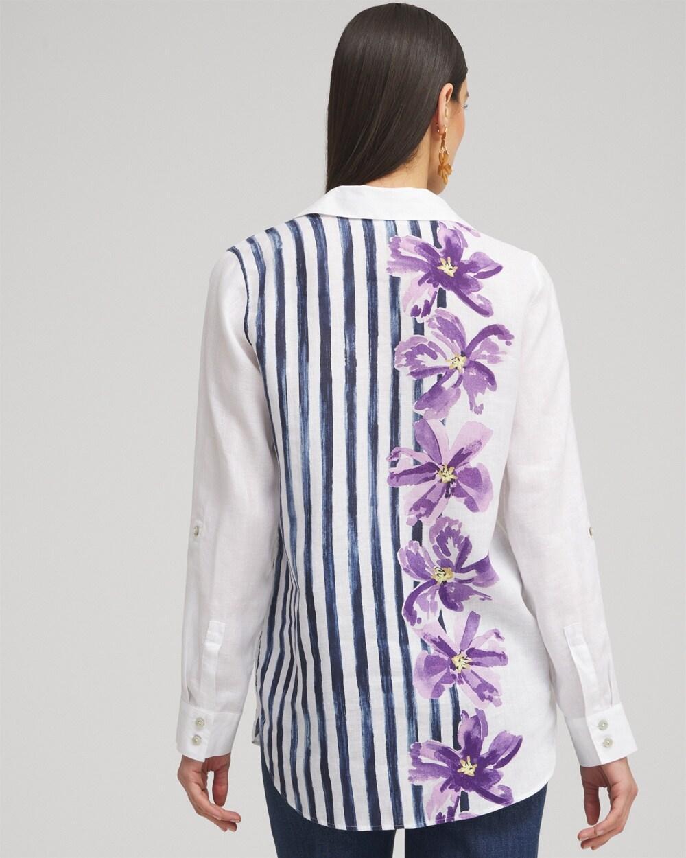 No Iron™ Linen Mixed Print Tunic Product Image