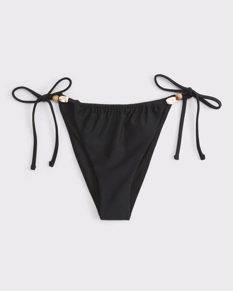 Low Rise Ruched Tie-Side Cheeky Bottom Product Image