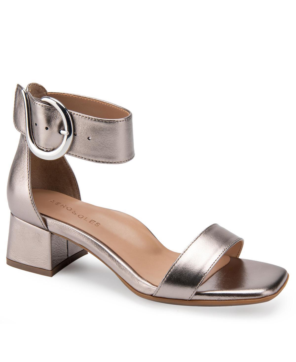 Aerosoles Eliza Women's Slingback Sandals, Size: 6.5, Silver Grey Leathe Product Image