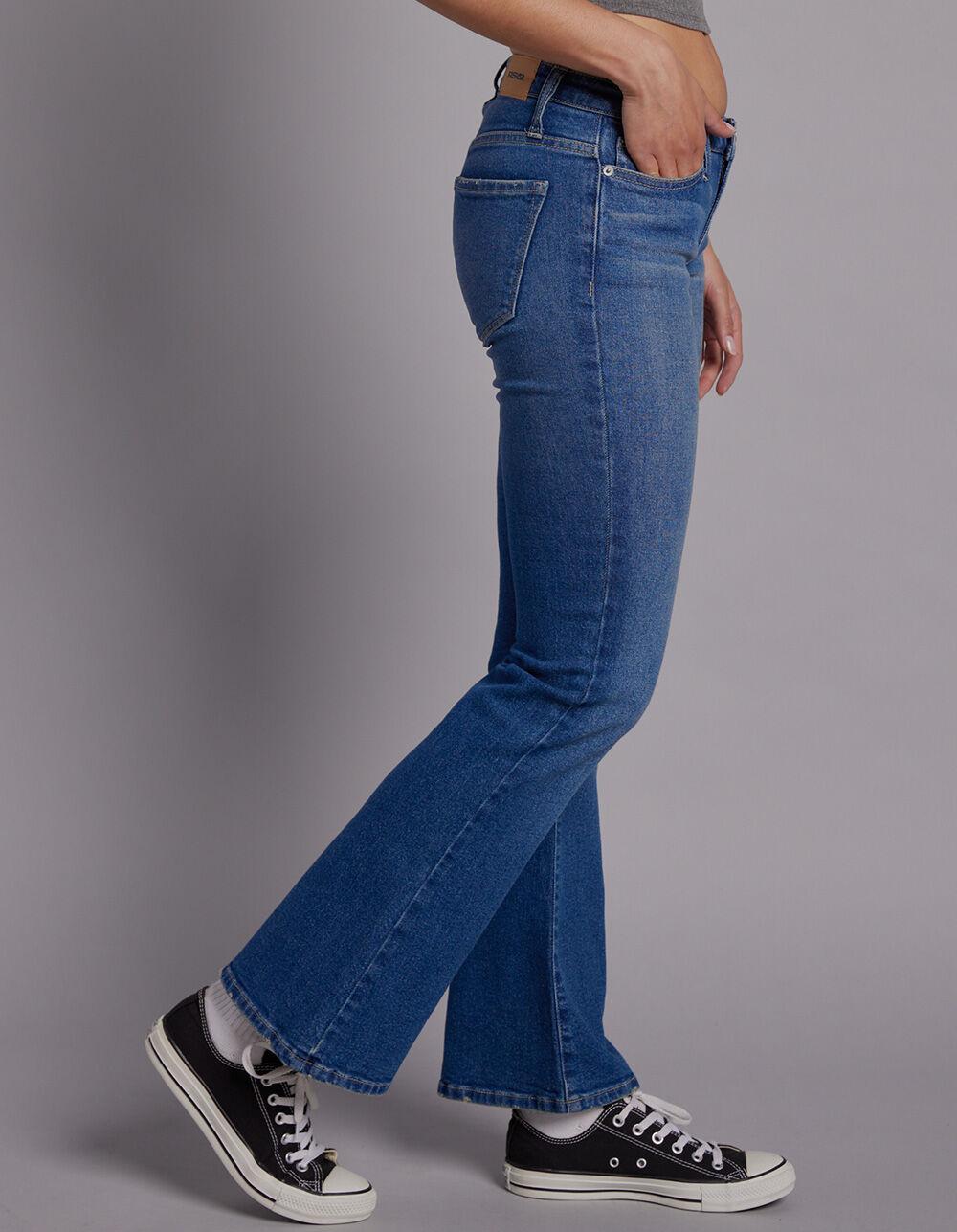 RSQ Womens Low Rise Flare Jeans - MEDIUM WASH Product Image