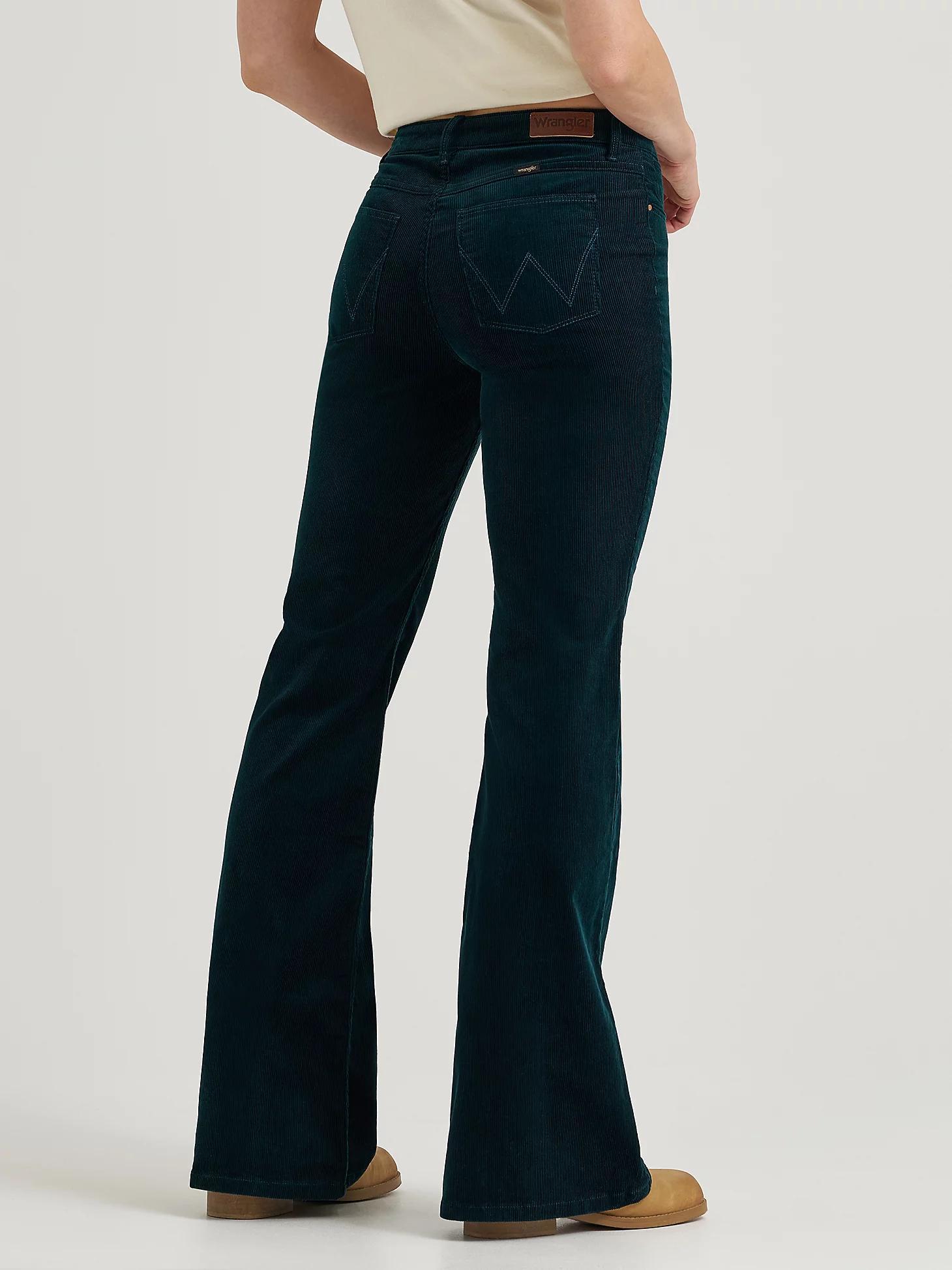Women's Wrangler® Corduroy High Rise Fierce Flare Jean | Women's JEANS | Wrangler® Product Image