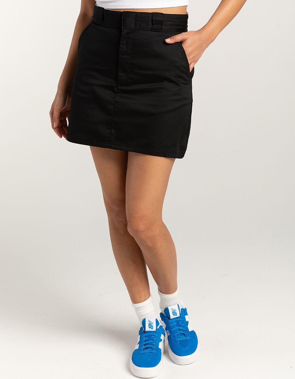 DICKIES Womens Mini Work Skirt - BLACK Product Image