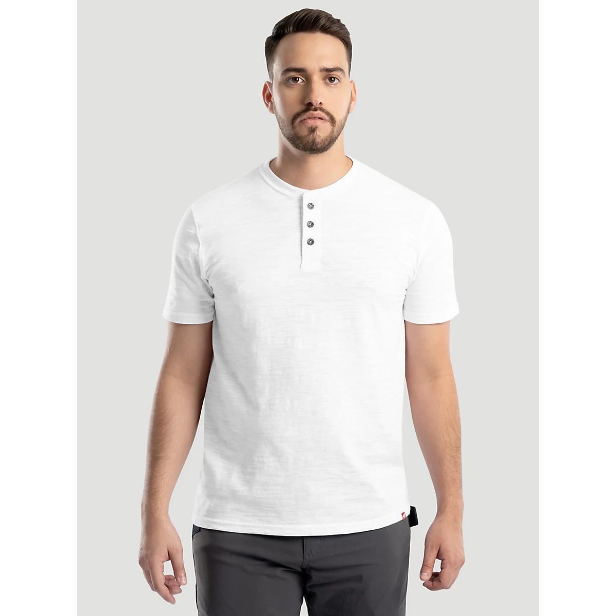 Men's Slub Knit Henley in Mirage Product Image
