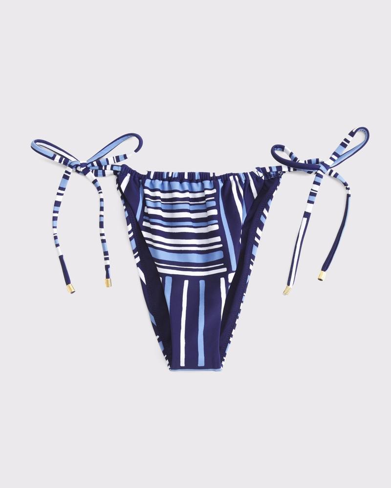 Low Rise Ruched Tie-Side Cheeky Bottom Product Image
