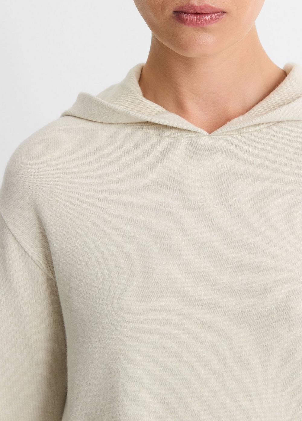 Womens Cozy Long-Sleeve Hoodie, Dark Heather Grey, Size L Vince Product Image
