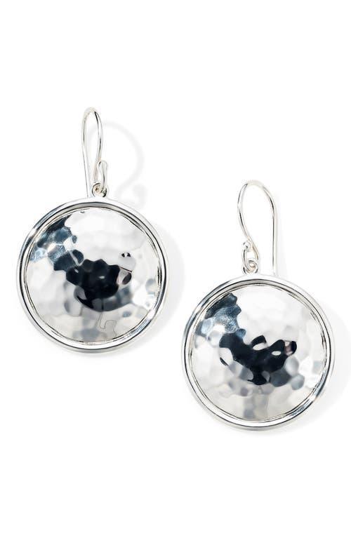 Medium Goddess Dome Earrings in Sterling Silver Product Image