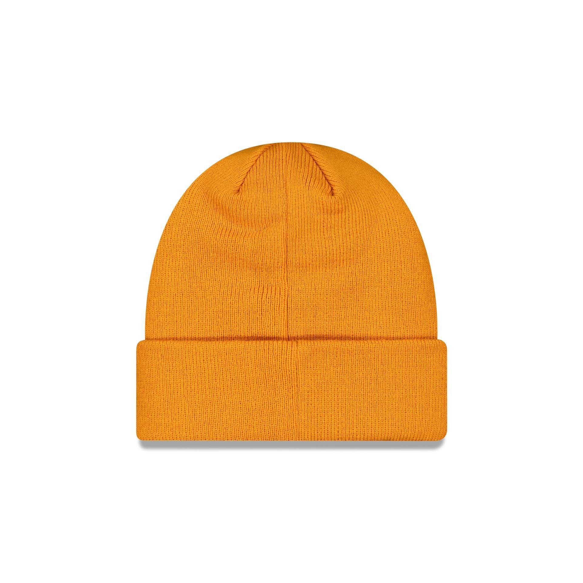 AC Milan Seasonal Orange Wordmark Cuff Knit Hat Male Product Image