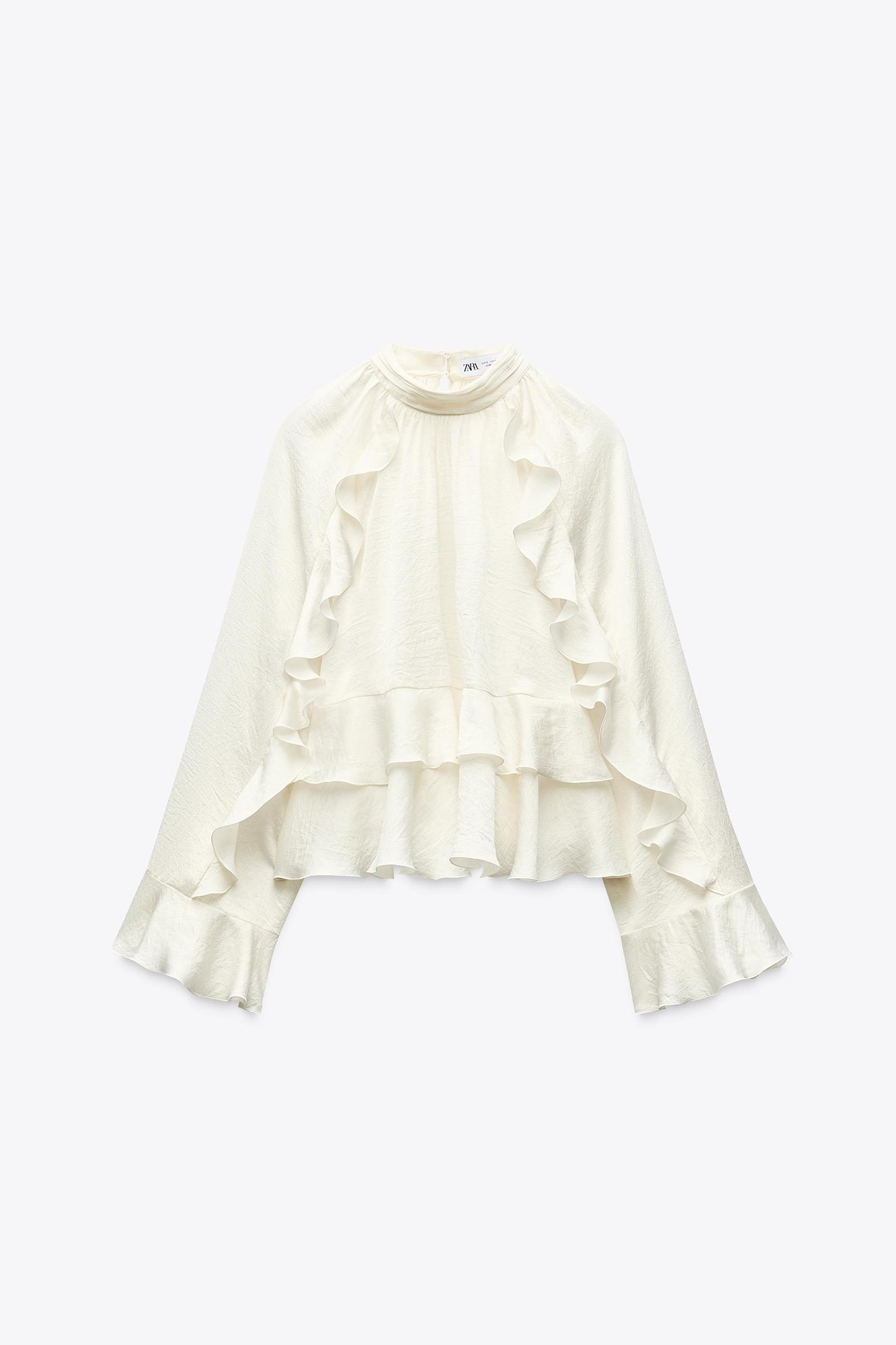 RUFFLED BLOUSE Product Image